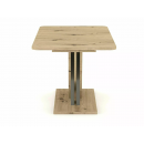 Стол обеденный SIGNAL EXEL дуб артизан/антрацит 140-180/85